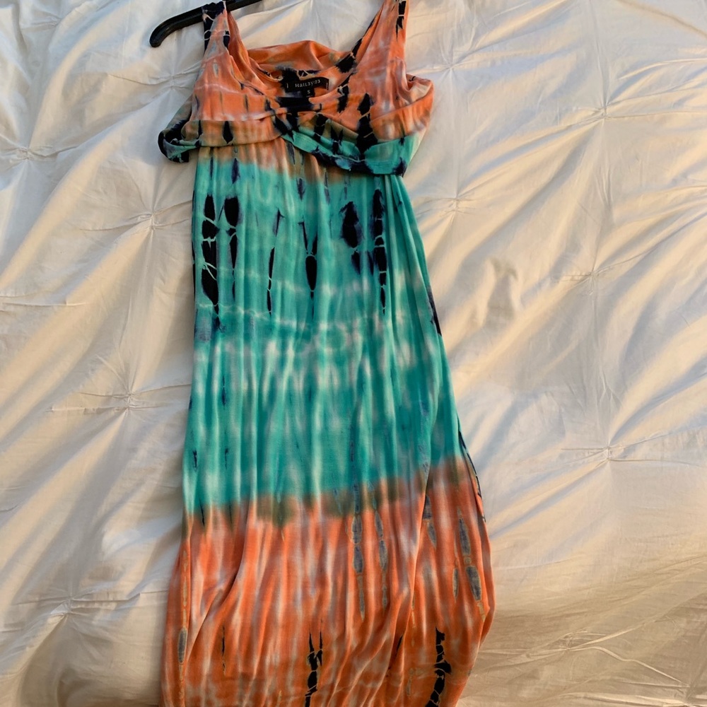 Tye dye maxi dress